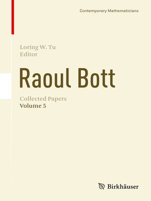 cover image of Raoul Bott